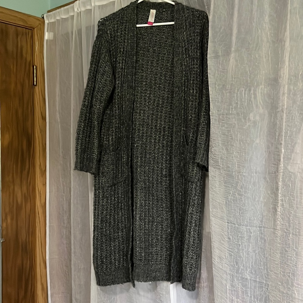 No Boundaries, L/G gray sweater